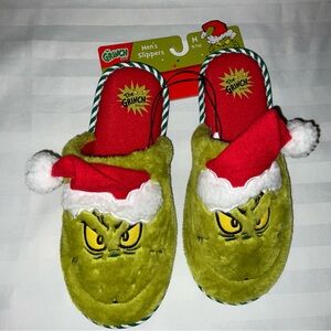 GRINCH Holiday for men’s Slippers, size 9/10